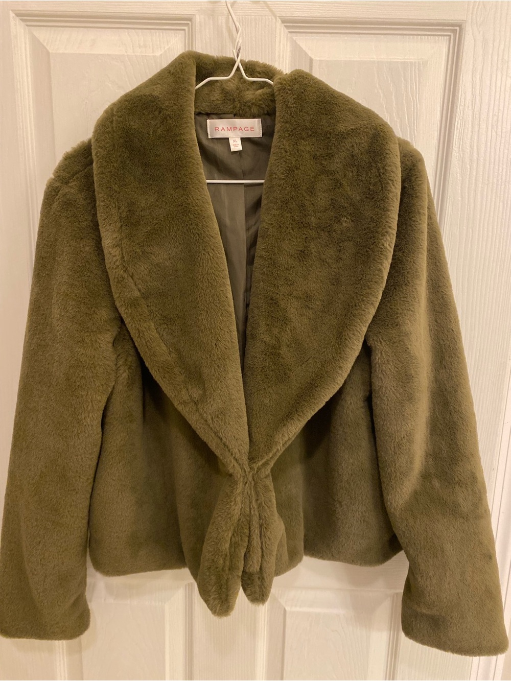 Olive Teddy Jacket